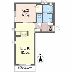 アヴニール盛南IIの物件間取画像